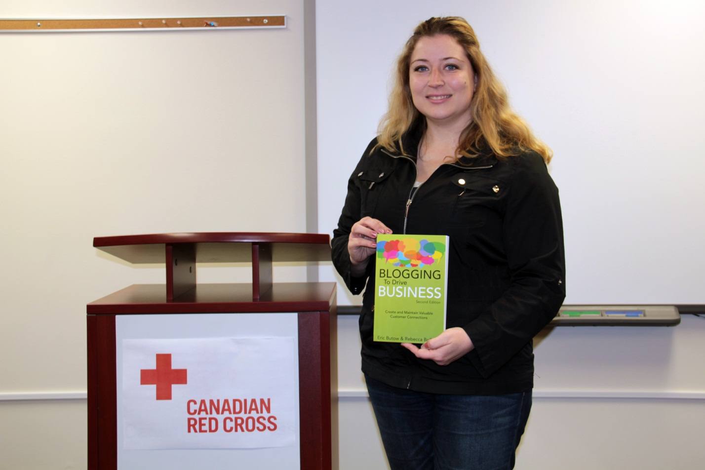 Miss604 visits Canadian Red Cross