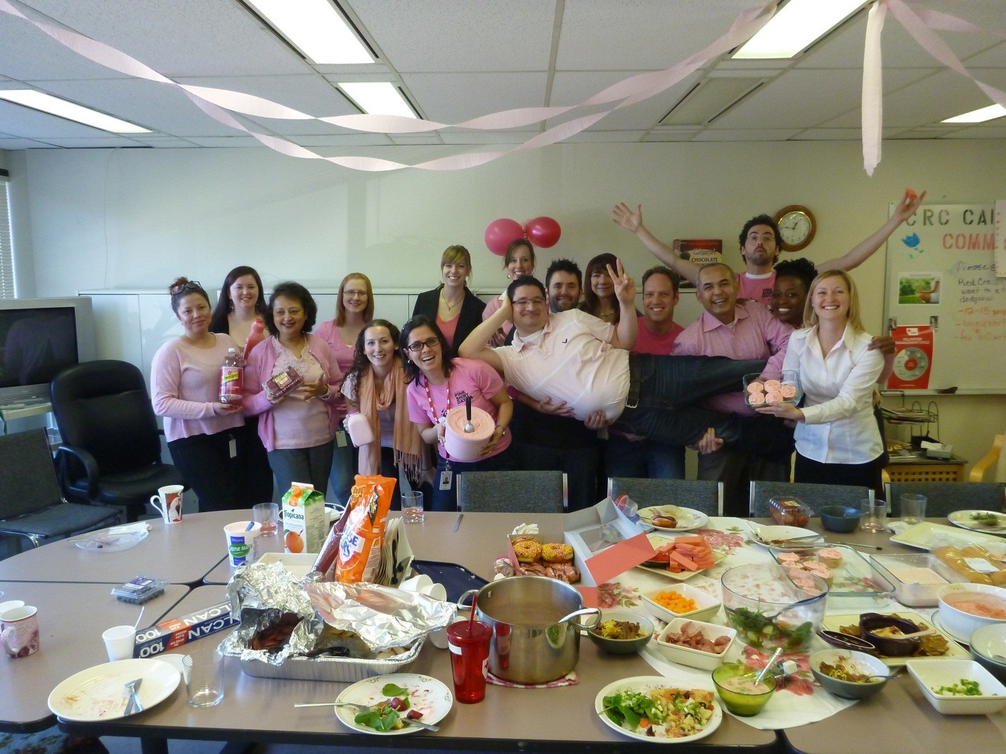 Pink Potluck for Pink Shirt Day