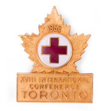 18th International Red Cross Conference Pins