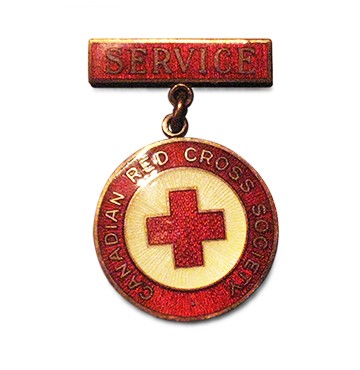 Canadian Red Cross Society Service Badge