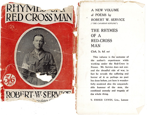 "The Rhymes of a Red Cross Man" dust jacket 