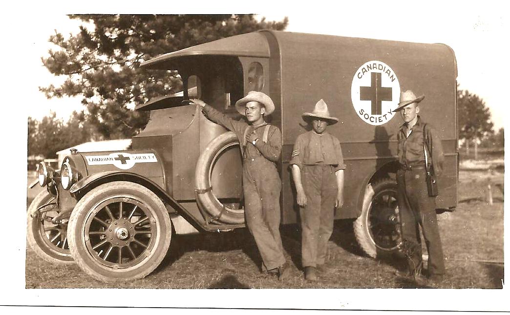 WWI Ambulance Photograph