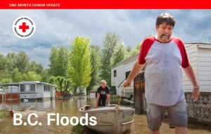 BC floods 1 month donor report