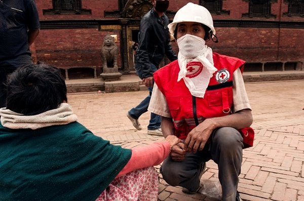 Red Cross responding in Nepal
