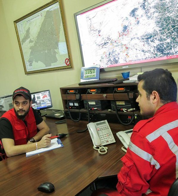 Emergency Operations Centre in Damascus