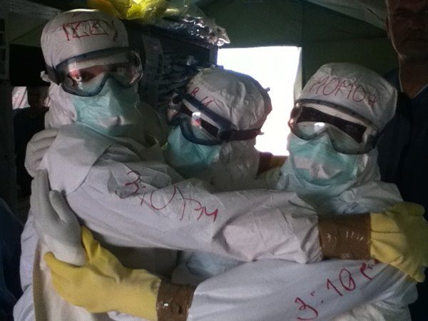 Personal protective equipment keeps workers safe from spreading Ebola