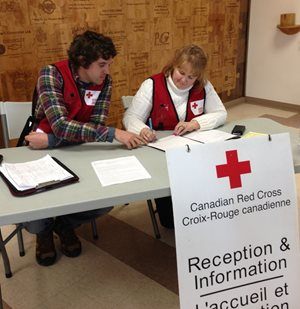 Red Cross registration service