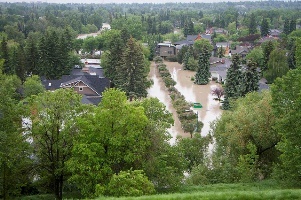 Flooding in Calgary in 2013