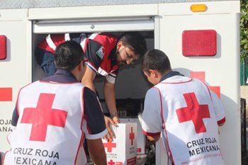 Mexican Red Cross responding to Hurricane Patricia