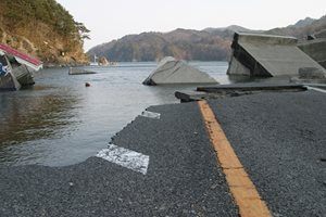 Damaged infrastructure as a result of a disaster