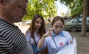 Ukraine Red Cross is providing resources
