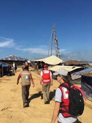 Red Cross and Red Crescent personnel in Bangladesh