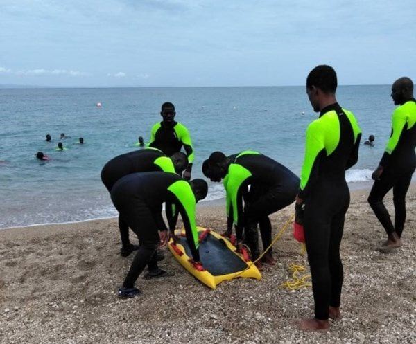 Water Rescue Training with the Haitian Red Cross Society (HRCS), September 2016.