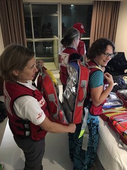 From Bangladesh, Red Cross team members are providing support