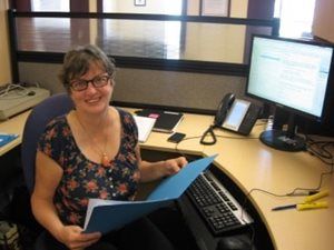 Sandra Campden enjoys being part of the Volunteer and Customer Support Services team because she likes interacting with people