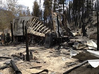 In August 2015, a raging wildfire forced people from Rock Creek to Westbridge to drop everything, and evacuate.