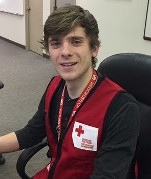 Canadian Red Cross volunteer James Morneau