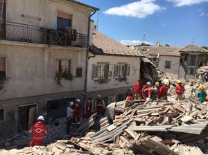 Red Cross responds to earthquake in Italy