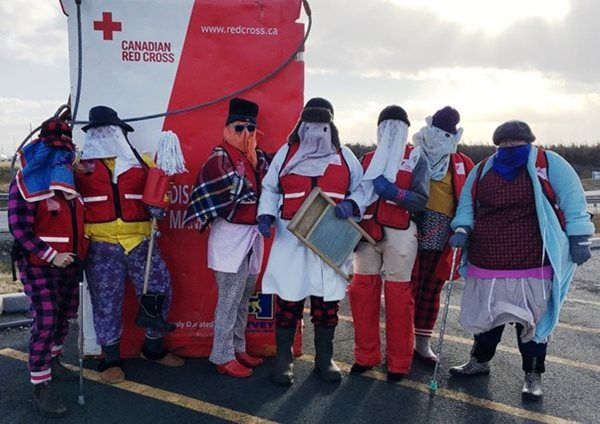 Red Cross mummers