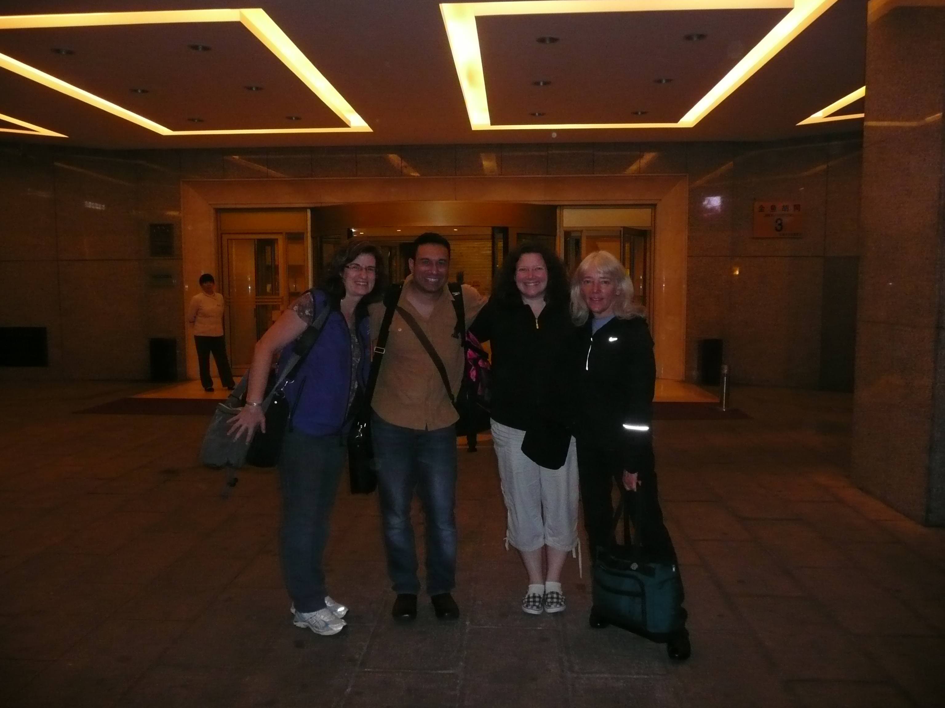 (from left): Anne Porteous, Kevin Paes, Paula Thulin, and Kimberley Nemrava.
