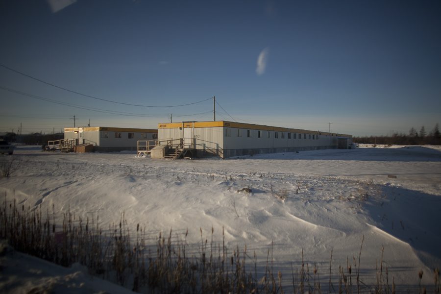 There are 92 people living in this dwelling in Attawapiskat