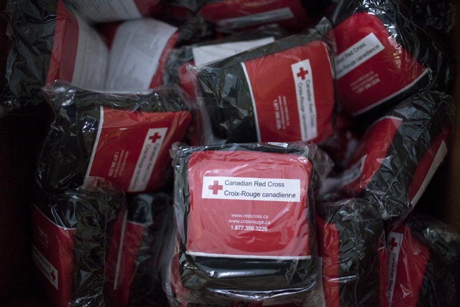 Canadian Red Cross is distributing compact first aid kits to help families
