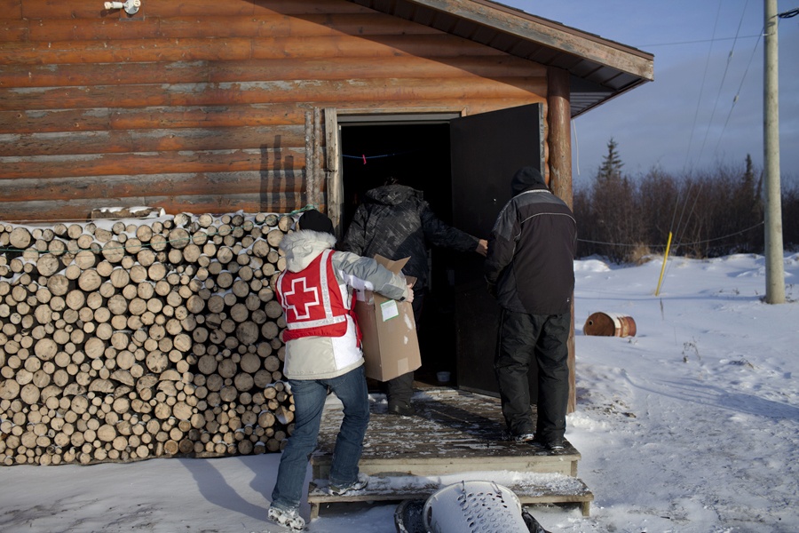 Bringing supplies to families most vulnerable to the cold
