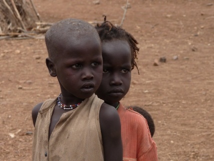 Children affected by the crisis in the Horn of Africa. 