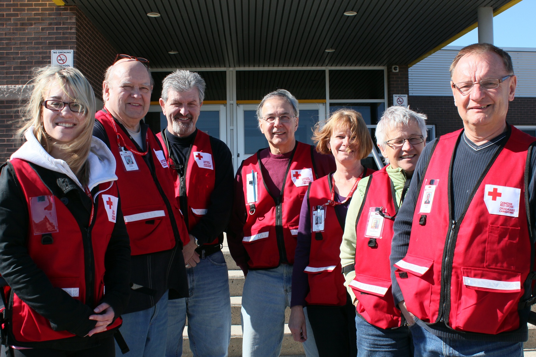 Red Cross volunteers in Perth-Andover