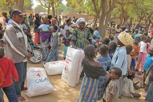 Mali aid distribution