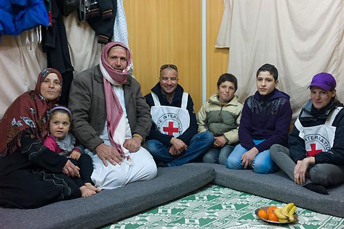 Mohammad is finally reunited with his family at the Al-Zaatari refugee camp in Jordan.