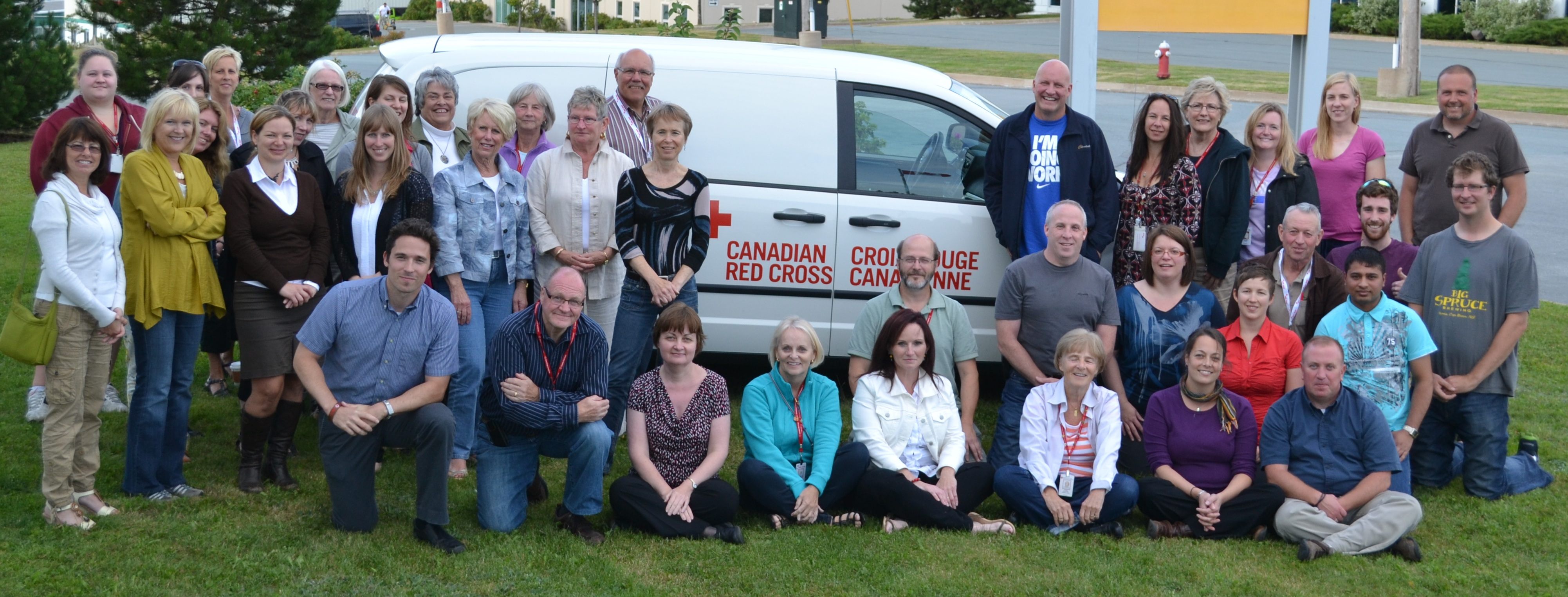Volunteers from the Central District Emergency Response Team in Nova Scotia