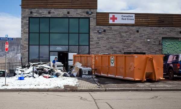 Rebuilding Red Cross Health Equipment Loan Program (HELP) office in Fort McMurray