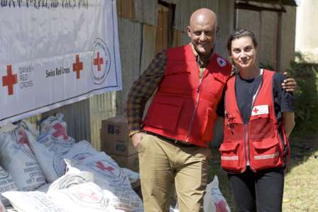 Red Cross partners are working to deliver supplies to communities affected by conflict