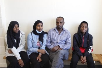 The Hussein family: Anbiya, Chaltu, Mohamed, Ramadan