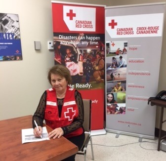 Disaster Management volunteer Valerie Marjorie Hewitt