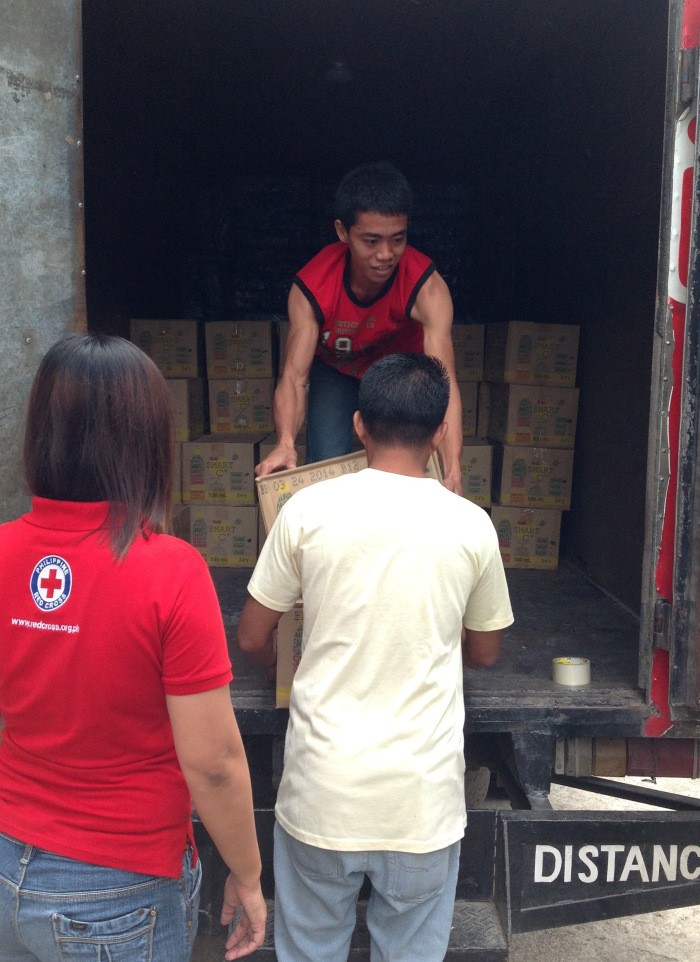Cebu branch Philippine Red Cross volunteers