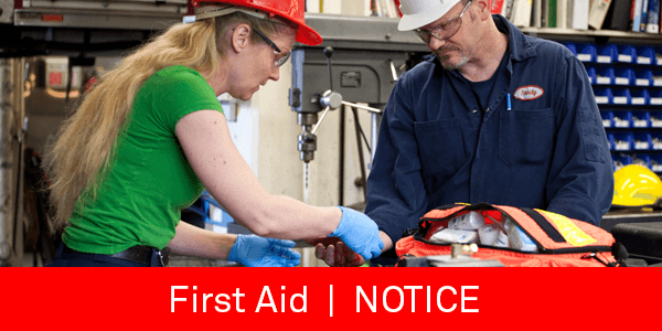 First Aid NOTICE