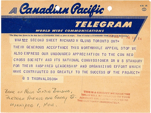 Canadian Hungarian Relief Fund Telegram