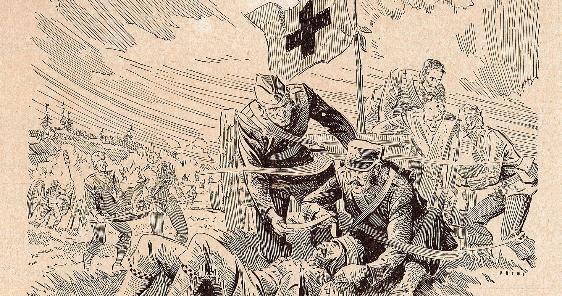 Battle of Batoche Illustration
