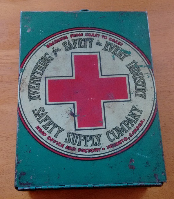 Vintage Red Cross First Aid Kit