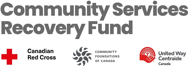 Banner with Community Services Recovery Fund heading and logos