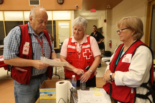 3 Red Cross workers
