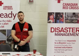 Tim Rudow, Red Cross volunteer