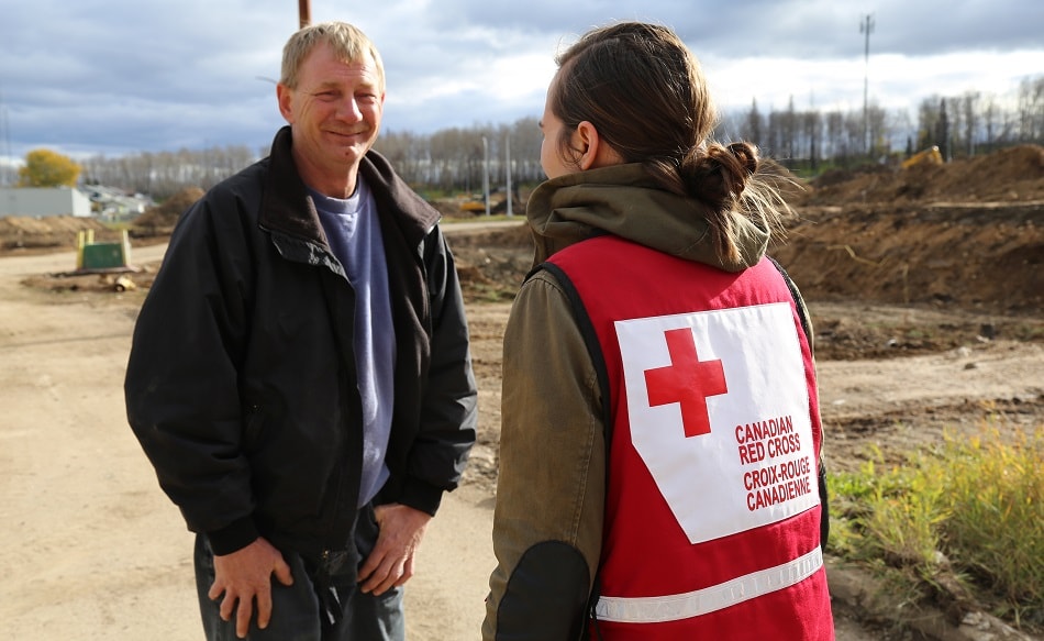 Everett Snow lost his Fort McMurray home to the wildfires in May and turned to the Canadian Red Cross for assistance. 