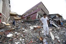 Ecuador earthquake search and rescue