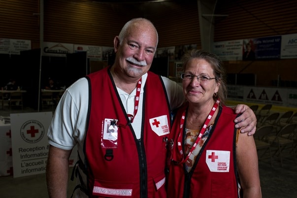 Bill and Paula Green, Red Cross volunteers