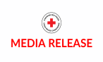 graphic that says media release with a Red Cross logo