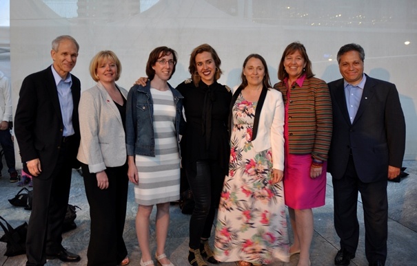 Concert organizers with Serena Ryder