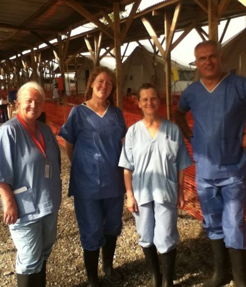 Canadians at the Ebola treatment centre in Sierra Leone